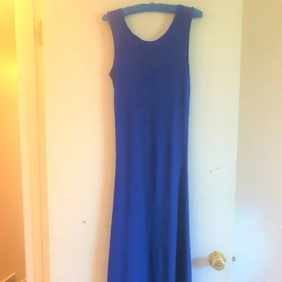 capella | Dresses | Capella Maxi Dress Sleeveless Crisscross Back Small |  Poshmark